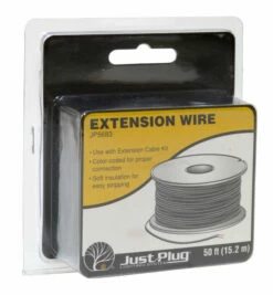 Woodland Scenics Woodland JP5683 Just Plug Extension Wire 50' -Bandai Sales Store woodland jp5683 just plug extension wire 50 b 1