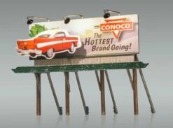 Woodland Scenics Woodland JP5793 HO Just Plug Lighted Billboard Conoco Hottest Brand