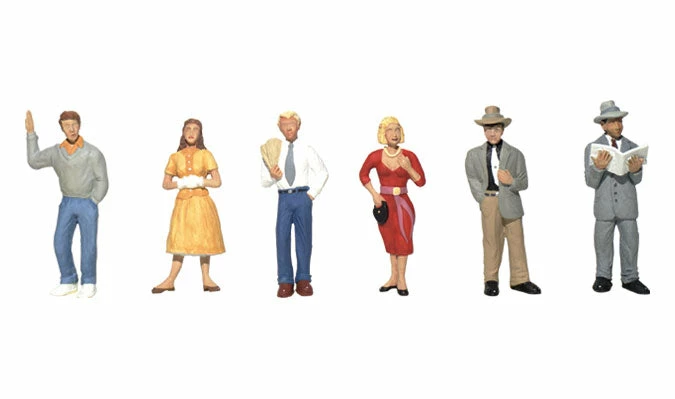 Woodland Scenics A1821 HO Scale Figures - Pedestrians 1 Woodland Scenics A1821 HO Scale Figures - Pedestrians