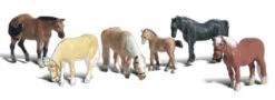 Woodland Scenics A1862 HO Scale Figures - Farm Horses