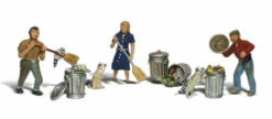 Woodland Scenics A1875 HO Scale Figures - People & Pesky Racoons