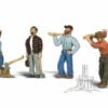 Woodland Scenics A1876 HO Scale Figures - Lumberjacks