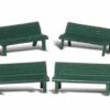 Woodland Scenics A1879 HO Scale Figures - Park Benches