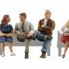Woodland Scenics A2129 N Scale Figures - People Sitting