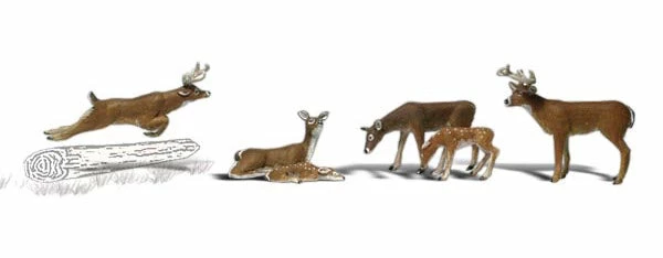 Woodland Scenics A2185 N Scale Figures - Deer 1 Woodland Scenics A2185 N Scale Figures - Deer