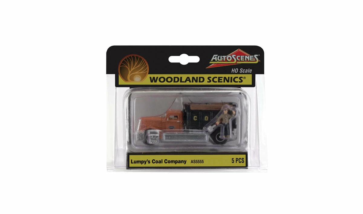 Woodland Scenics AS5555 HO Scale Vehicles - Lumpy's Coal Company 3 Woodland Scenics AS5555 HO Scale Vehicles - Lumpy's Coal Company - Image 3