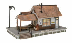 Woodland Scenics BR4942 N Scale Built Up Structure - The Depot -Bandai Sales Store woodland scenics br4942 n scale built up structure the depot b