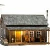 Woodland Scenics BR4955 N Scale Built Up Structure Rustic Cabin