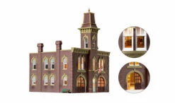 Woodland Scenics BR5034 HO Scale Built Up Structure - Firehouse -Bandai Sales Store woodland scenics br5034 ho scale built up structure firehouse 4