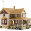 Woodland Scenics BR5046 HO Scale Built Up Structure - Corner Porch House
