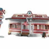 Woodland Scenics BR5066 HO Scale Built Up Structure - Miss Molly's Diner With LED Lighting