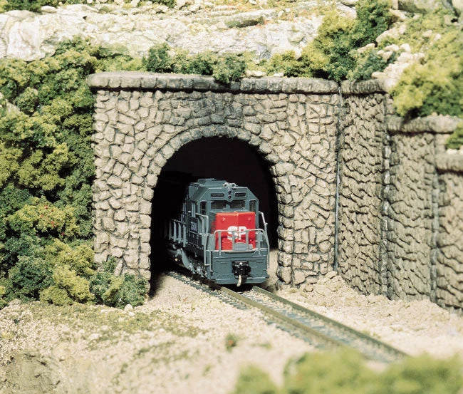 Woodland Scenics C1155 N Scale Single Track Tunnel Portal - Random Stone (2-Pack) 1 Woodland Scenics C1155 N Scale Single Track Tunnel Portal - Random Stone (2-Pack)