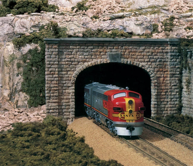 Woodland Scenics C1157 N Scale Double Track Tunnel Portal - Cut Stone (2-Pack) 1 Woodland Scenics C1157 N Scale Double Track Tunnel Portal - Cut Stone (2-Pack)