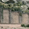 Woodland Scenics C1159 N Scale Retaining Wall - Cut Stone (6-Pack)