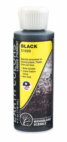 Woodland Scenics C1220 Earth Color - Black (4 Oz.) 1 Woodland Scenics C1220 Earth Color - Black (4 Oz.)