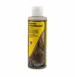 Woodland Scenics C1229 Earth Color Undercoat - Earth (8 Oz.)