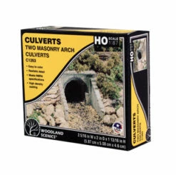 Woodland Scenics C1263 HO Scale Culvert - Masonry Arch (2-Pack) 5 Woodland Scenics C1263 HO Scale Culvert - Masonry Arch (2-Pack) -Bandai Sales Store woodland scenics c1263 ho scale culvert masonry arch 2 pack b