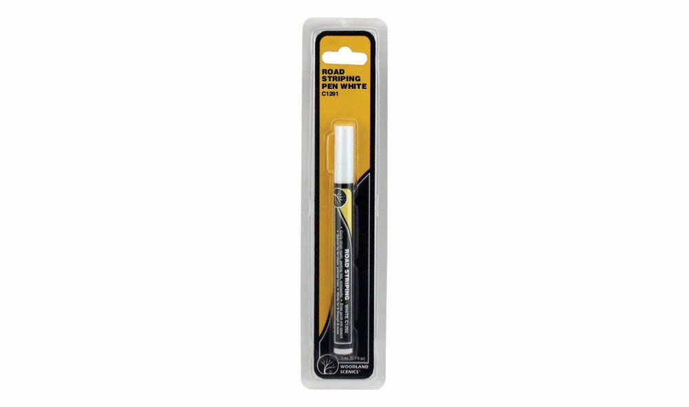 Woodland Scenics C1291 Road Striping Pen, White 1 Woodland Scenics C1291 Road Striping Pen, White
