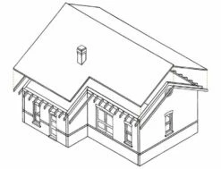 Woodland Scenics DPM 10700 HO Scale Freight Depot [Building Structure Kit] -Bandai Sales Store woodland scenics dpm 10700 ho scale freight depot building structure kit b