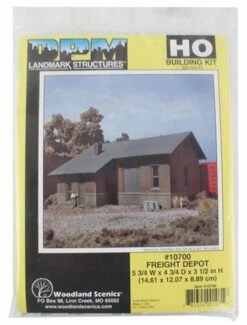 Woodland Scenics DPM 10700 HO Scale Freight Depot [Building Structure Kit] -Bandai Sales Store woodland scenics dpm 10700 ho scale freight depot building structure kit e