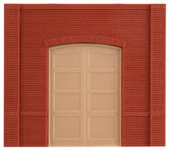 Woodland Scenics DPM 30102 HO Scale Street Level Wall Sections - Freight Loading Entry Door 4-Pack