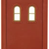 Woodland Scenics DPM 30109 HO Scale Two Story Wall Sections - 2 High Arched Windows 4-Pack