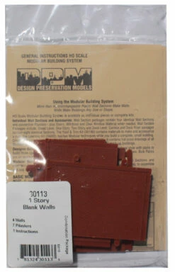 Woodland Scenics DPM 30113 HO Scale One Story Wall Sections - Blank Wall 4-Pack -Bandai Sales Store woodland scenics dpm 30113 ho scale one story wall sections blank wall 4 pack modular structure system b