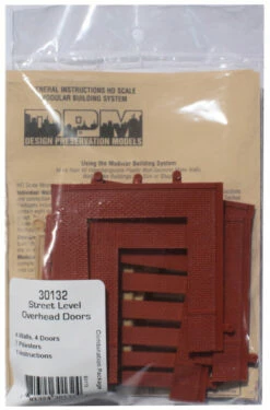 Woodland Scenics DPM 30132 HO Scale Street Level Wall Sections - Overhead Entry Door 4-Pack -Bandai Sales Store woodland scenics dpm 30132 ho scale street level wall sections overhead entry door 4 pack modular structure system b