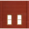 Woodland Scenics DPM 30134 HO Scale Street Level Wall Sections - Rectangle Windows 4-Pack