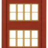 Woodland Scenics DPM 30144 HO Scale Two Story Wall Sections - Victorian Windows 4-Pack
