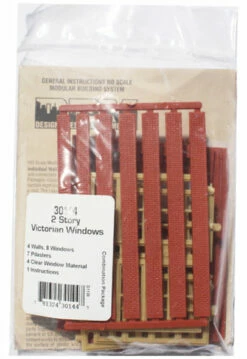 Woodland Scenics DPM 30144 HO Scale Two Story Wall Sections - Victorian Windows 4-Pack -Bandai Sales Store woodland scenics dpm 30144 ho scale two story wall sections victorian windows 4 pack modular structure system b