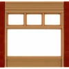 Woodland Scenics DPM 30162 HO Scale Street Level Wall Sections - 20th Century Windows 4-Pack