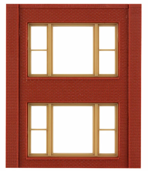 Woodland Scenics DPM 30164 HO Scale Two Story Wall Sections - 20th Century Windows 4-Pack 1 Woodland Scenics DPM 30164 HO Scale Two Story Wall Sections - 20th Century Windows 4-Pack