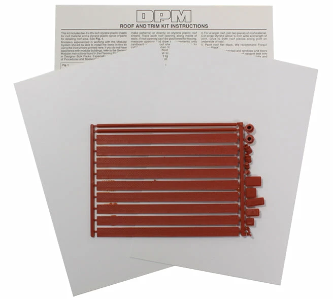Woodland Scenics DPM 30190 HO Scale Roof And Trim Kit 2 Woodland Scenics DPM 30190 HO Scale Roof And Trim Kit - Image 2