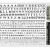 Woodland Scenics DT505 Dry Transfer Decals - Railroad Roman Letters, Black