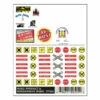 Woodland Scenics DT555 Dry Transfer Decals - Road Signs, Product & Burmashave Signs