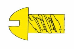 Woodland Scenics H805 Hob-Bits 0-80 1/8" Round Head Machine Screw (5-Pack)