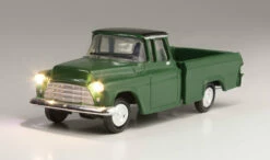 Woodland Scenics JP5590 HO Scale Just Plug Vehicles - Green Pickup