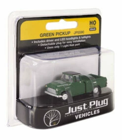 Woodland Scenics JP5590 HO Scale Just Plug Vehicles - Green Pickup -Bandai Sales Store woodland scenics jp5590 ho scale just plug vehicles green pickup d