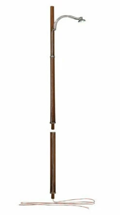 Woodland Scenics JP5630 HO Scale Just Plug Street Lights - Wooden Pole (3-Pack)