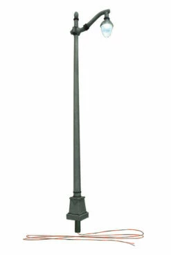 Woodland Scenics JP5631 HO Scale Just Plug Street Lights - Arched Cast Iron (3-Pack)
