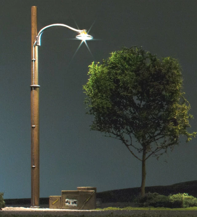 Woodland Scenics JP5638 N Scale Just Plug Street Lights - Wooden Pole (3-Pack) 3 Woodland Scenics JP5638 N Scale Just Plug Street Lights - Wooden Pole (3-Pack) - Image 3