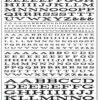 Woodland Scenics MG715 Model Graphics, Extended Roman Letters, Black