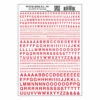 Woodland Scenics MG723 Model Graphics, Gothic Letters, Red