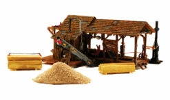 Woodland Scenics PF5195 HO Scale Building Structure Kit, Buzz's Sawmill
