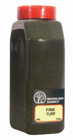 Woodland Scenics T1341 Fine Turf Shaker, Soil (50 Cu. In.)