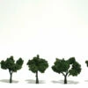 Woodland Scenics TR1502 Ready-Made Tree, Medium Green 1.25-2" (5-Pack)