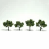 Woodland Scenics TR1503 Ready-Made Tree, Light Green 2-3" (4-Pack)