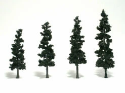 Woodland Scenics TR1561 Ready-Made Pine Tree, 4-6" (4-Pack)
