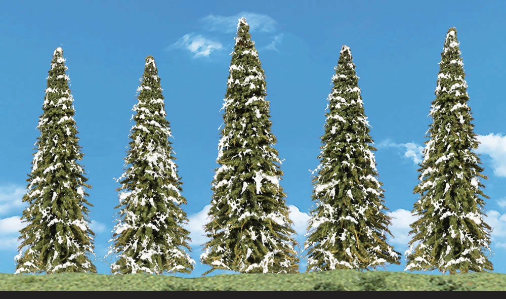 Woodland Scenics TR3567 Classics Tree, Snow Dusted 2.5-4" (5-Pack) 1 Woodland Scenics TR3567 Classics Tree, Snow Dusted 2.5-4" (5-Pack)